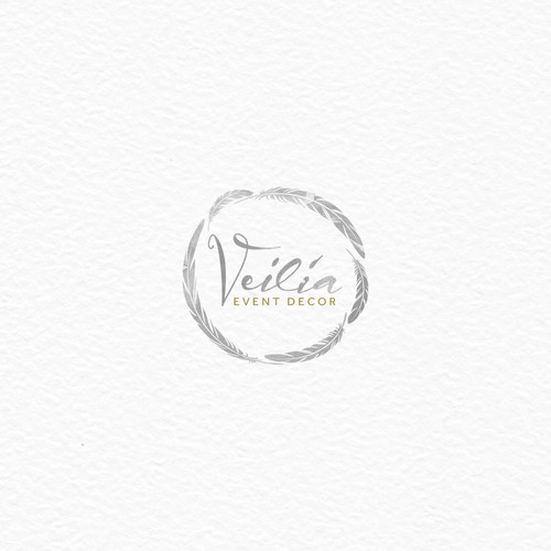 Feather logo with the title 'Event Decor Company'