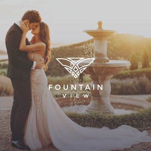 Fashion brand with the title 'Fountain View - Luxury Logo Design'