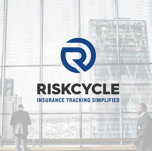 Insurance broker logo with the title 'Bold Circled Logo'