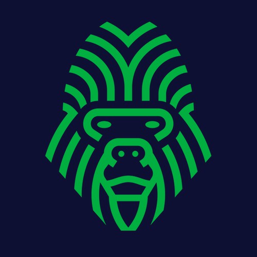 Sleek design with the title 'GORILLA LOGO'