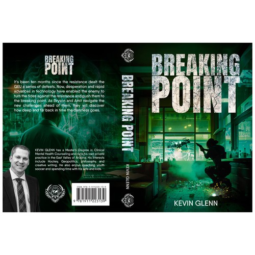 Dystopian book cover with the title 'Breaking Point'