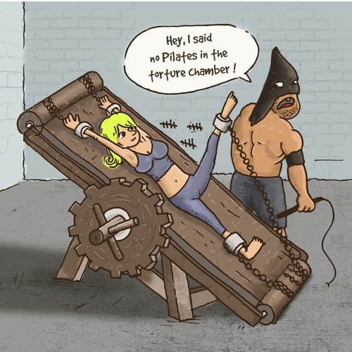 Logo artwork with the title 'The Pilates Lady'