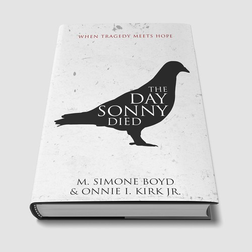 Black and white book cover with the title 'The day Sonny died'