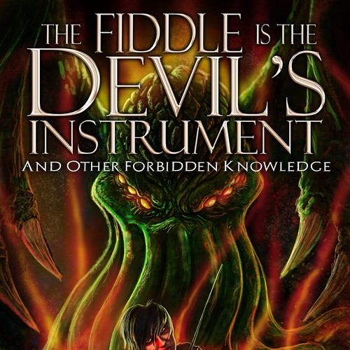 Drawing book cover with the title 'The Fiddler'