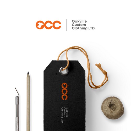 Cloth design with the title 'Oakville Custom Clothing'