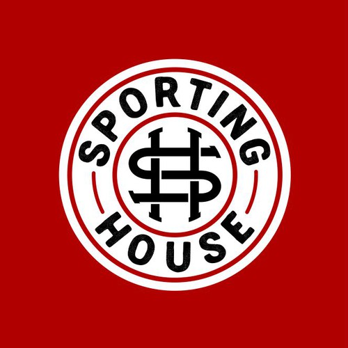 Bar logo with the title 'Sporting house sports bar'