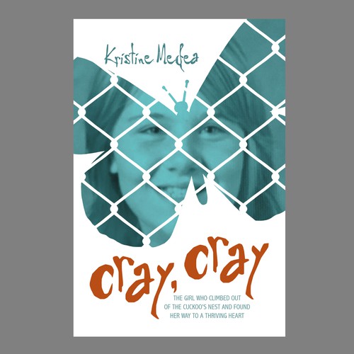 Orange book cover with the title 'Book Cover Contest Entry'