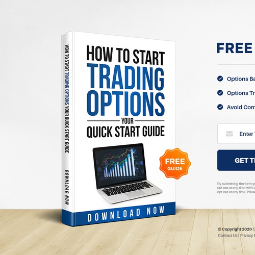 New design with the title 'Investing Landing Page'