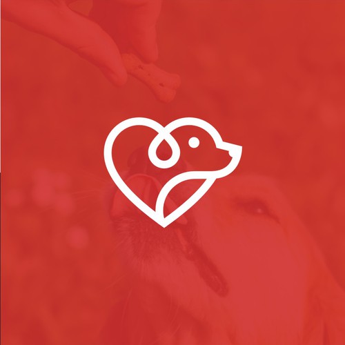 Drop design with the title 'Minimalist Logo Design for DogLoversCBD, Online sales of Cannabidiol products for dogs'