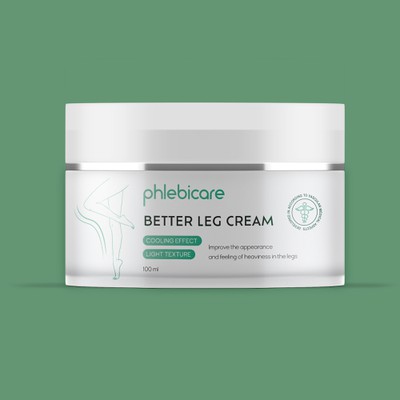 Better Leg cream label design