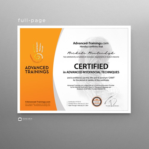 Certificate design with the title 'Design background graphic for Certificate-of-Completion templates'