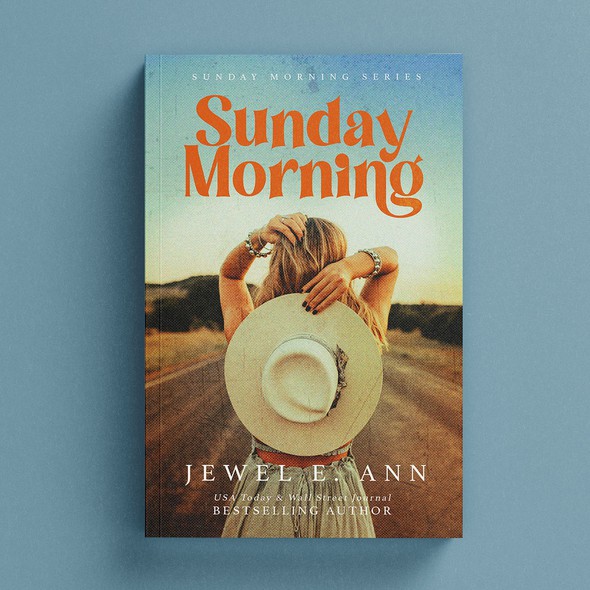 Retro book cover with the title 'Sunday Morning '