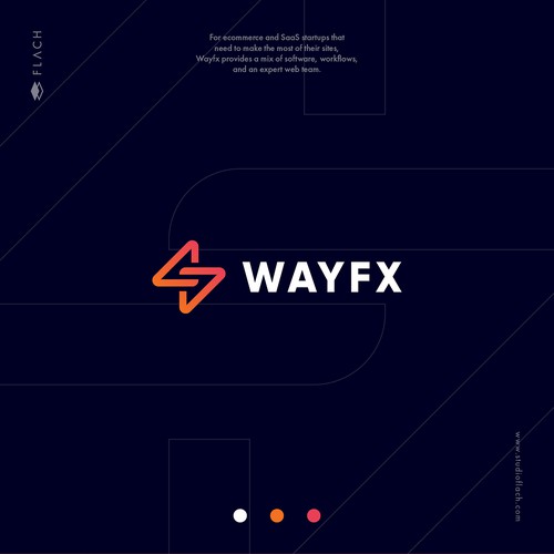 Link logo with the title 'Clean and modern logo for a web agency.'