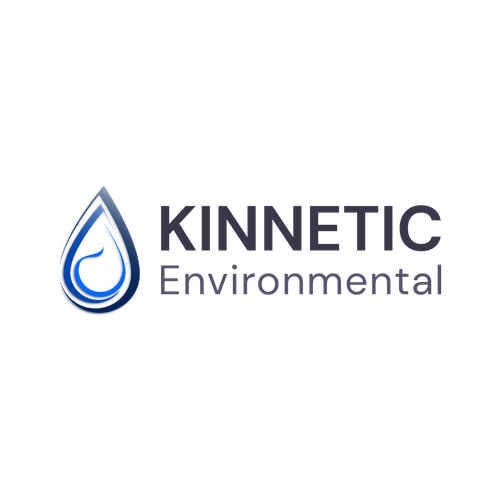 Moving logo with the title 'Logo concept for Kinnetic Environmental'