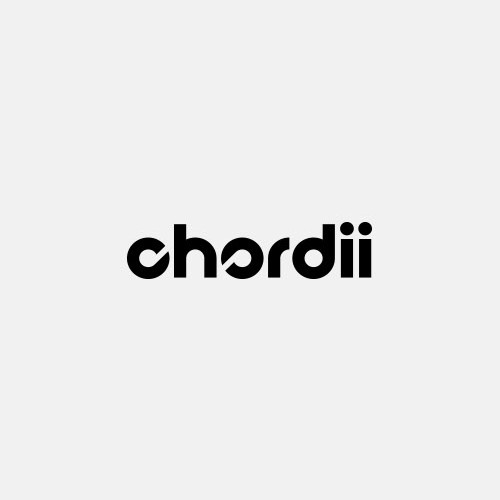 Song design with the title 'chordii logo design'