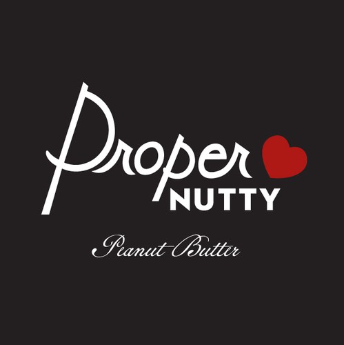 Peanut logo with the title 'Peanut Butter Logo Design'