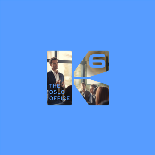 Coworking logo with the title 'Level K6 - The Oslo Office'