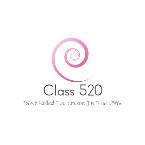 Roll logo with the title 'Class 520 -ice cream rolls-'
