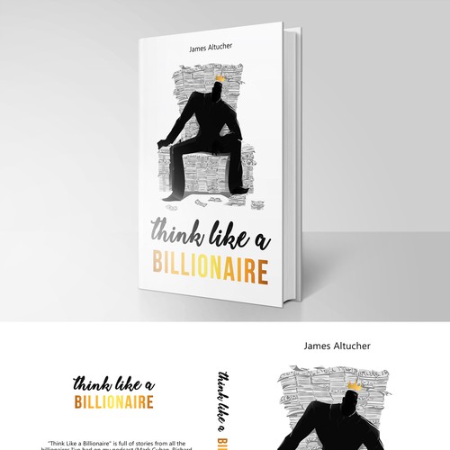 Mockup book cover with the title 'Contest entry - Book cover'