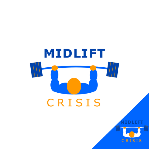 Weights logo with the title 'Logo for a weight lifting magazine'