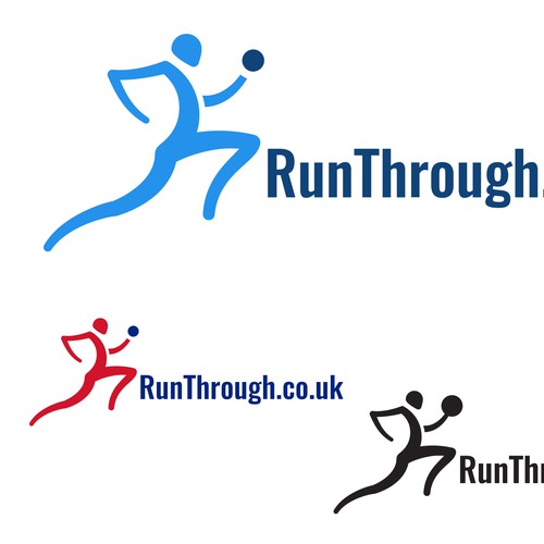 UK design with the title 'Running marathon Logo Design'