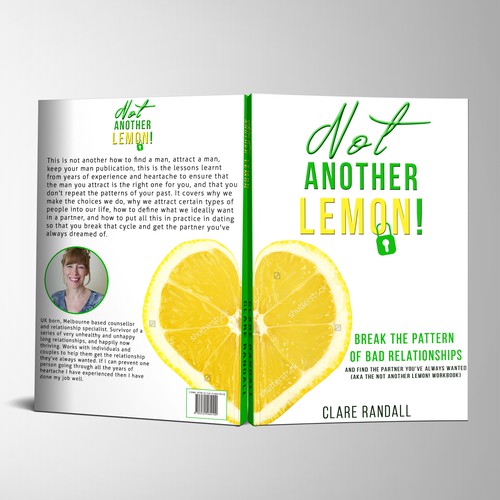 Green book cover with the title 'contest entry of book cover'