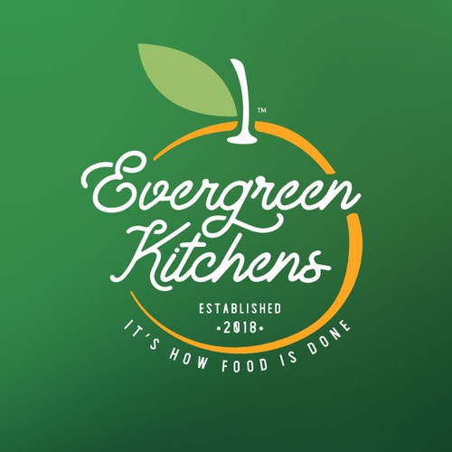 Fresh brand with the title 'Organic logo for a new catering service'