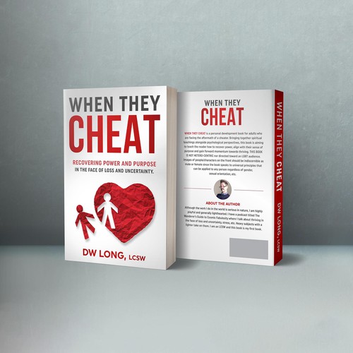 Relationship book cover with the title 'Book cover for new personal development'