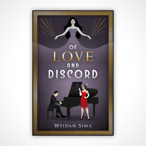 Illustration book cover with the title 'Book Cover design'