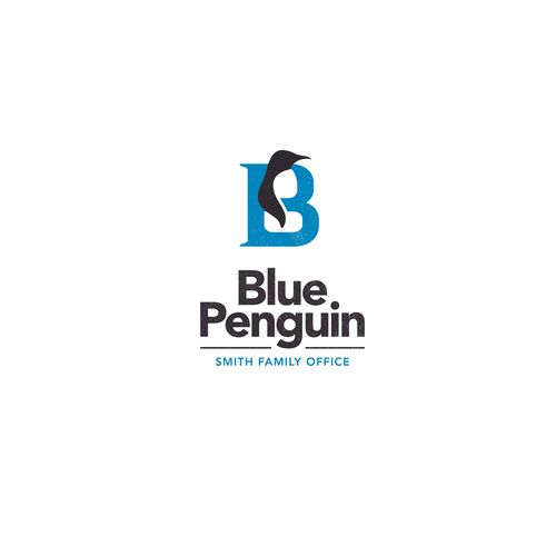 Penguin brand with the title 'Logo concept for a family office'