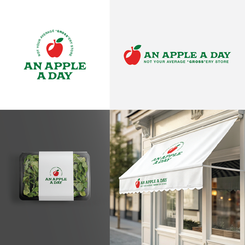 Healthcare design with the title 'Apple Logo'