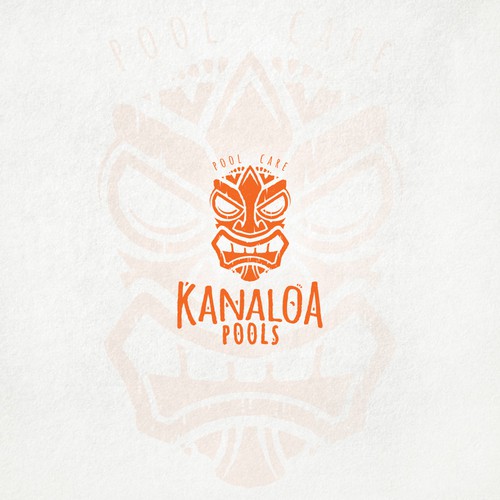 Traditional logo with the title 'Kanaloa Pools'