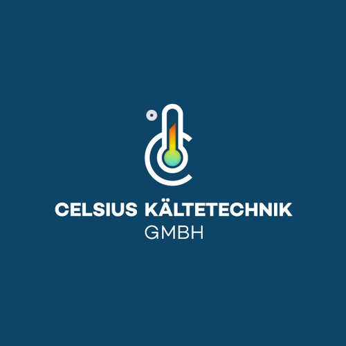 Exclusive design with the title 'Celsius Kältetechnik GmbH'