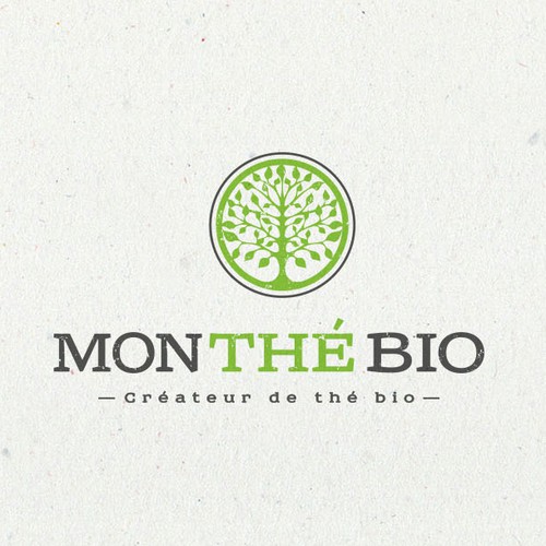 Tea logo with the title 'Logo for Mon Thé Bio'