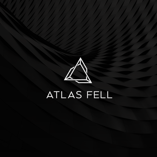 Triangle design with the title 'Creative simple triangle. Smart geometry'