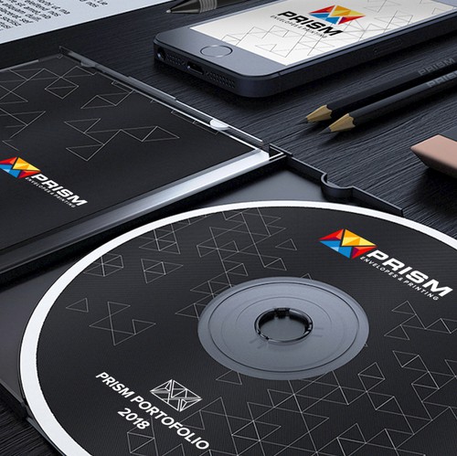 Composition design with the title 'PRISM'