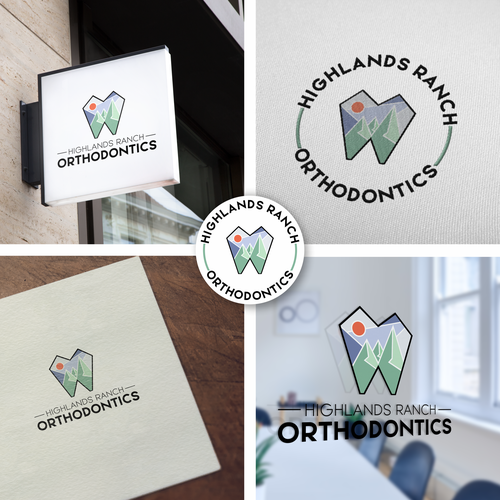 Dental design with the title 'Logo for orthodontic office'