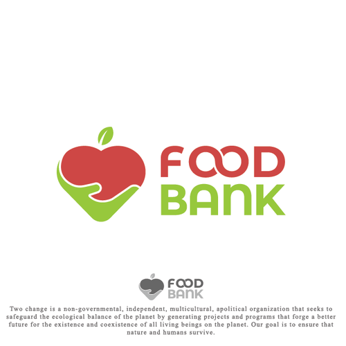 Bank logo with the title 'food bank'