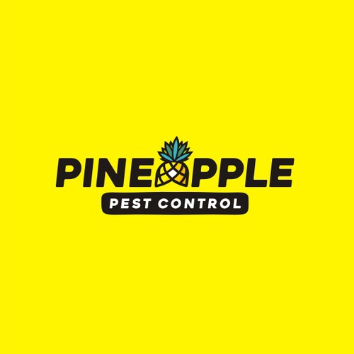 Hawaii logo with the title 'Wordmark logo design for Pineapple Pest Control'