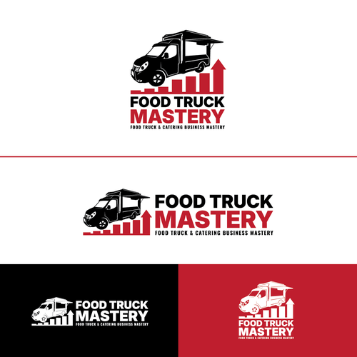 Pie chart logo with the title 'Logo for Food Truck Course'