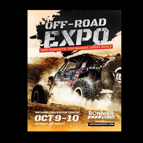 Off-road design with the title 'Of-road expo'