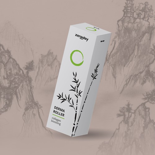 Wellness packaging with the title 'Zenaday Package design'