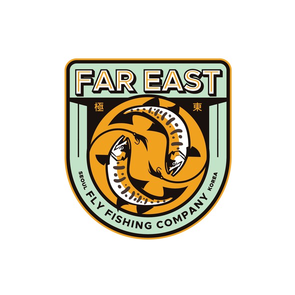 Salmon logo with the title 'Far East Fly Fishing Company'