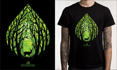 Forest t-shirt with the title 'Rain Forest'