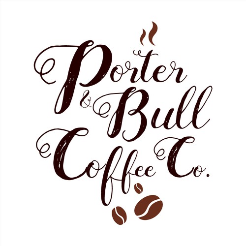 Flavor design with the title 'Porter & Bull Coffee Co.'