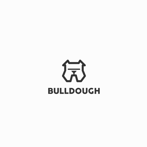 Bulldog logo with the title 'Bulldough - Sport T-shirts'