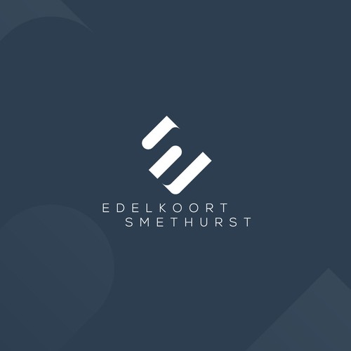 Creative design with the title 'Edelkoort & Smethurst logo'