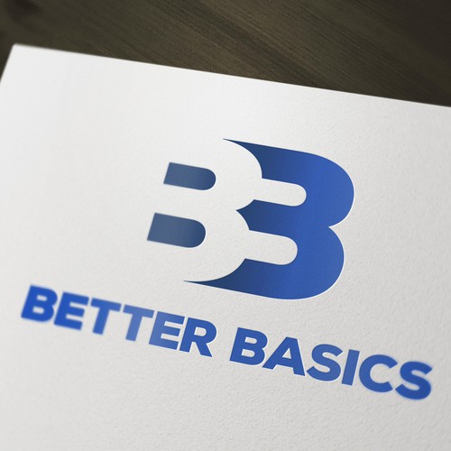 Clothing logo with the title 'Logo for BETTER BASICS apparel.'