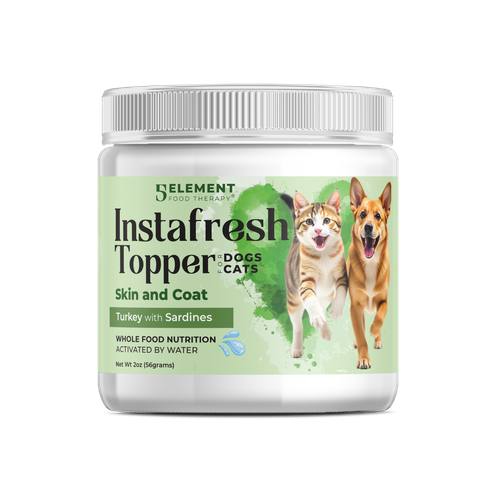 Nutrition label with the title 'Instant Fresh Food labels'