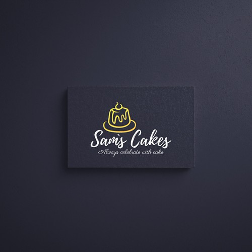 Cake brand with the title 'Sams' Cakes'